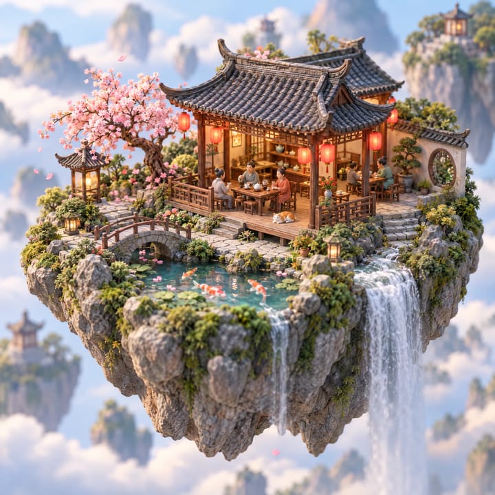 微缩茶楼