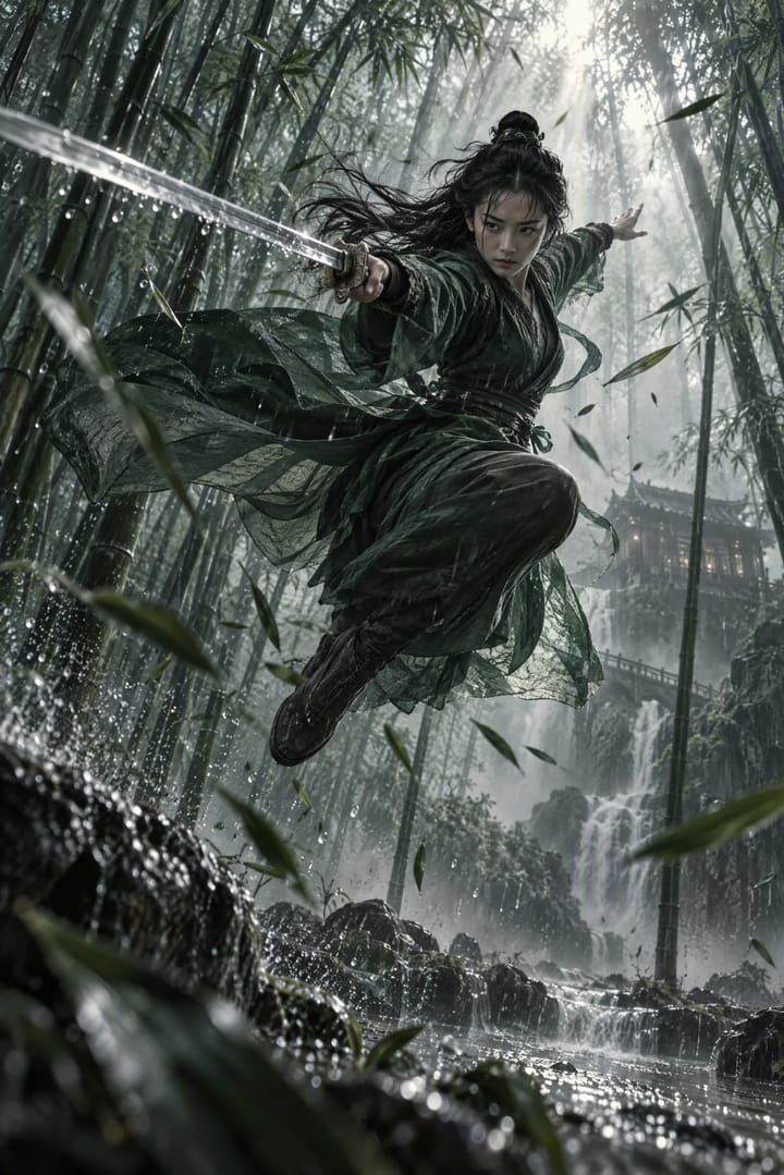 竹林剑影